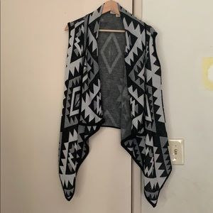 sleeveless cardigan